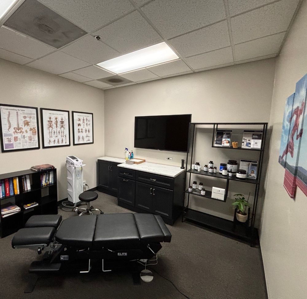 Chiropractic Adjustment Table in Office
