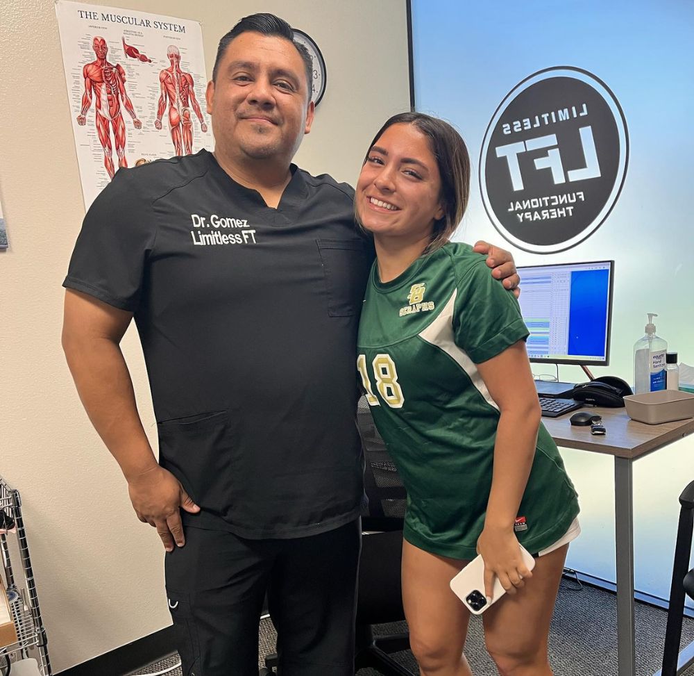 Dr Gomez Working on Lower Back