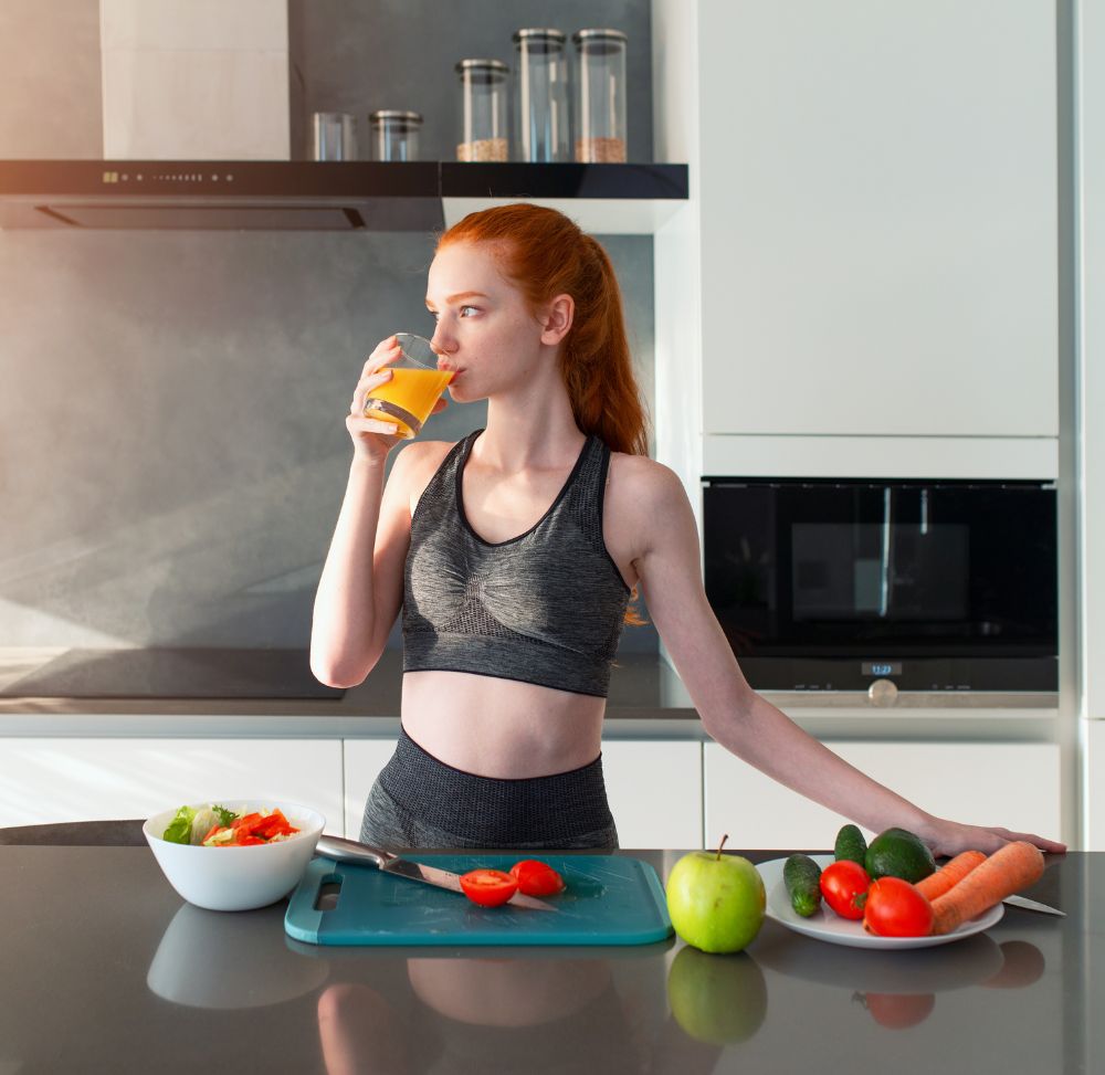 Nutrition Red Headed Woman